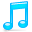 Music Blue icon